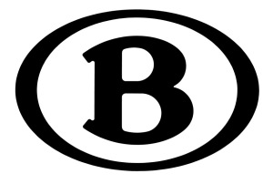 Het logo, een hoofdletter B in een liggende ellips, werd in 1936 ontworpen door Jean de Roy. De artistiek adviseur van de NMBS, de architect Henry Van de Velde, zou de directie hebben aangezet om voor dit ontwerp te kiezen.